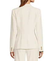 Trina Turk Midlands Luxe Drape Notch Collar Long Sleeve Coordinating Suiting Jacket