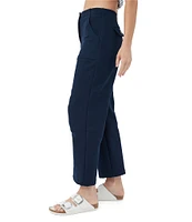 Trina Turk Payton Stretch Pique Wide Leg Cropped Pant