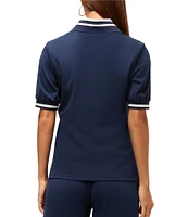 Trina Turk Set Point V-Neck Short Sleeve Top