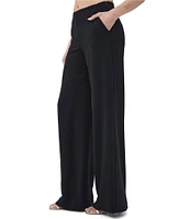 Trina Turk Tavia Double Georgette Flat Front Wide Leg Pant