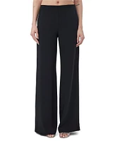 Trina Turk Tavia Double Georgette Flat Front Wide Leg Pant