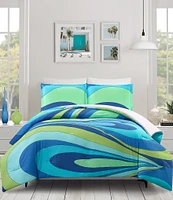 Trina Turk Wynwood Wave Print Comforter Mini Set