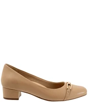 Trotters Dakota Leather Bit Buckle Pumps