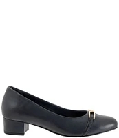 Trotters Dakota Leather Bit Buckle Pumps