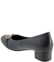 Trotters Dakota Leather Bit Buckle Pumps