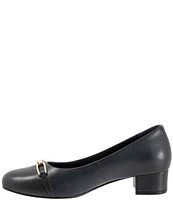 Trotters Dakota Leather Bit Buckle Pumps