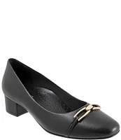 Trotters Dakota Leather Bit Buckle Pumps