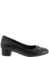 Trotters Dakota Leather Bit Buckle Pumps