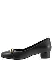 Trotters Dakota Leather Bit Buckle Pumps