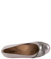 Trotters Danni Leather And Suede Flats