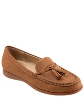 Trotters Dawson Nubuck Suede Tassel Loafers