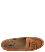 Trotters Dawson Nubuck Suede Tassel Loafers