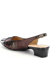 Trotters Dea Quilted Slingback Block Heel Pumps