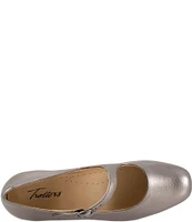 Trotters Desna Leather Asymmetrical Mary Jane Pumps