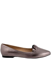 Trotters Elsie Leather Ruffle Flats