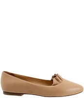 Trotters Elsie Leather Ruffle Flats