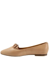 Trotters Elsie Leather Ruffle Flats