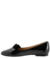 Trotters Elsie Patent Leather Ruffle Flats