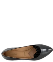 Trotters Elsie Patent Leather Ruffle Flats