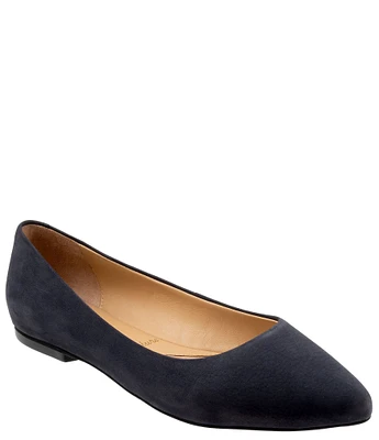 Trotters Estee Nubuck Suede Flats