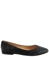 Trotters Estee Woven Nubuck Suede Flats