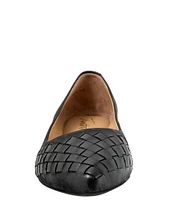 Trotters Estee Woven Nubuck Suede Flats