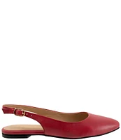 Trotters Evelyn Leather Sling Flats