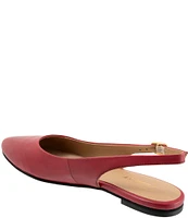 Trotters Evelyn Leather Sling Flats