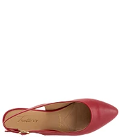 Trotters Evelyn Leather Sling Flats