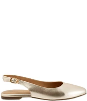 Trotters Evelyn Leather Sling Flats