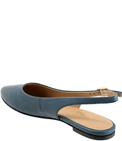 Trotters Evelyn Leather Sling Flats