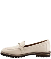 Trotters Fiora Leather Lug Sole Loafers