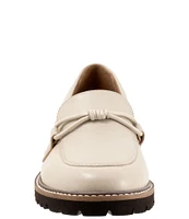 Trotters Fiora Leather Lug Sole Loafers