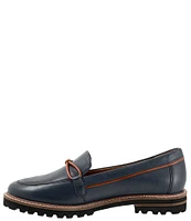 Trotters Fiora Leather Lug Sole Loafers