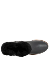 Trotters Forever Leather Faux Fur Lined Booties