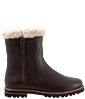 Trotters Forever Leather Faux Fur Lined Booties