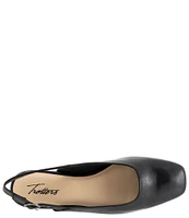 Trotters Holly Leather Slingback Flats