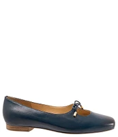 Trotters Honesty Leather Keyhole Bow Flats