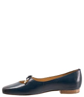 Trotters Honesty Leather Keyhole Bow Flats