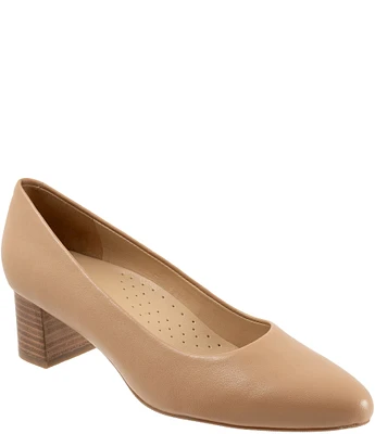 Trotters Kari Leather Pumps