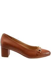 Trotters Kenzie Leather Bit Buckle Pumps