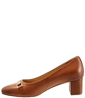 Trotters Kenzie Leather Bit Buckle Pumps