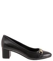 Trotters Kenzie Leather Bit Buckle Pumps