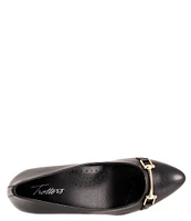 Trotters Kenzie Leather Bit Buckle Pumps