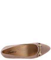 Trotters Kenzie Suede Bit Buckle Pumps