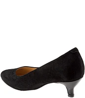 Trotters Kiera Suede Kitten Heel Pumps