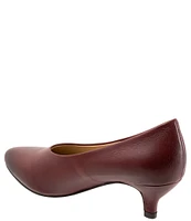 Trotters Kimber Leather Kitten Heel Pumps