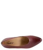 Trotters Kimber Leather Kitten Heel Pumps