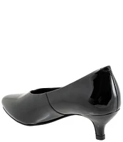 Trotters Kimber Patent Leather Kitten Heel Pumps