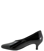 Trotters Kimber Patent Leather Kitten Heel Pumps